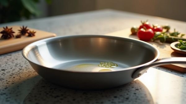 Cuisiner sainement avec une poêle inox : un choix surprenant pour tous les plats