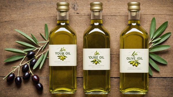 Personnalisation professionnelle: votre étiquette huile d'olive